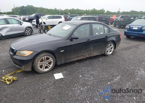 2008 BMW 3 Series 328I из США, поврежденный, VIN WBAVA33508KX86939